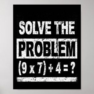 Póster Camiseta divertida del traje 67 67 Meme niños muje