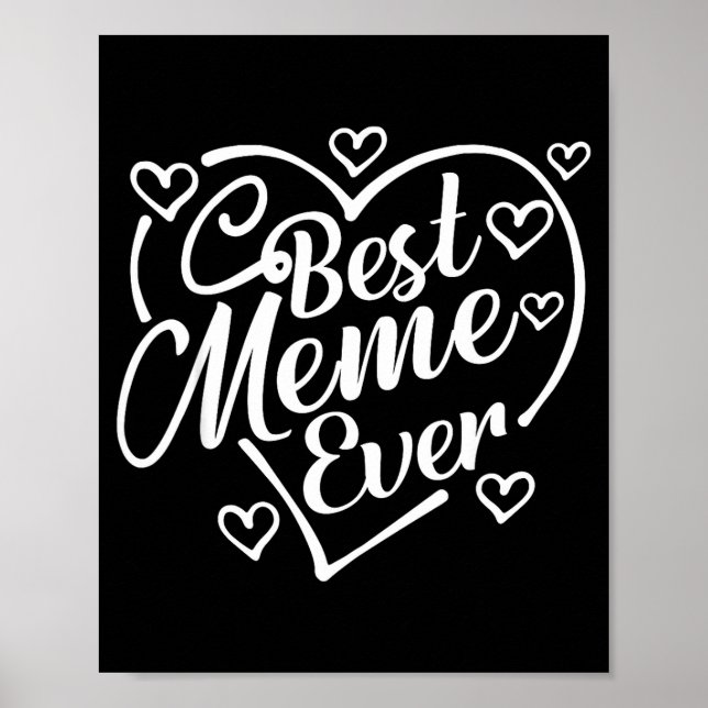 Póster Camiseta divertida forma de corazón meme día de la (Frente)