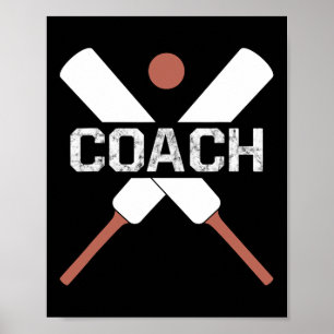 Póster Camiseta divertida para entrenador de cricket Rega