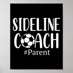 Póster Camiseta divertida para padres entrenadores al mar