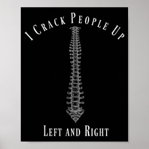 Póster Camiseta divertida regalo ocupación quiropráctico