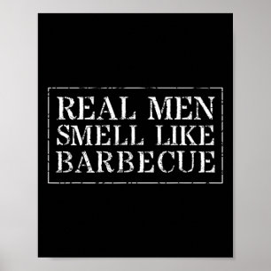Póster Camiseta Divertida Regalo Parrilla Barbacoa Hombre