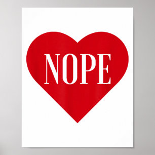 Póster Camiseta divertida y linda de amor para el día de