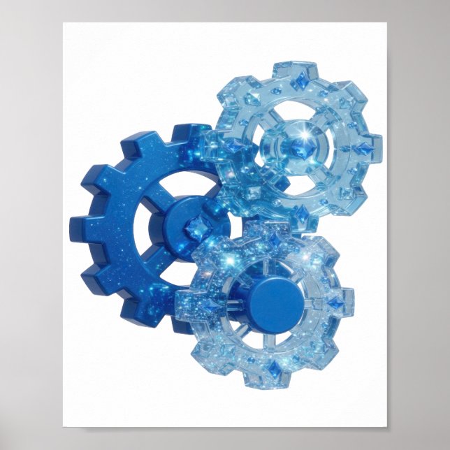 Póster Camiseta Dynamic Blue BLUE GEAR (Frente)