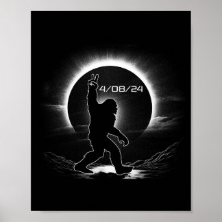 Póster Camiseta Eclipse Solar Bigfoot Eclipse Total Solar