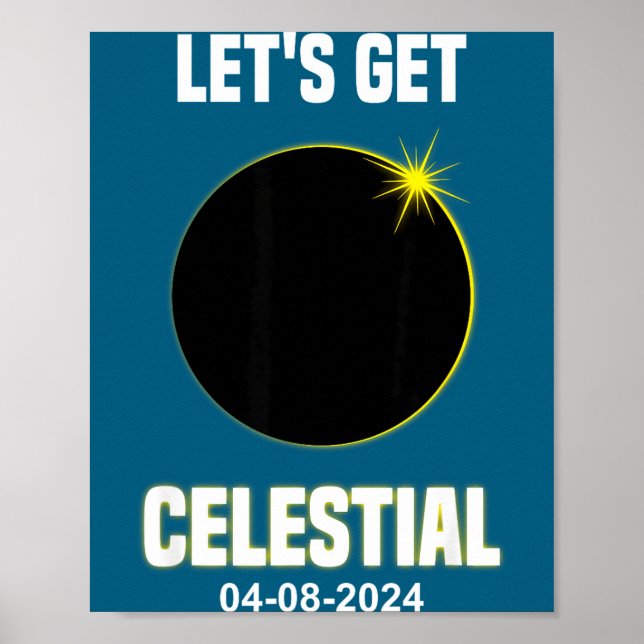 Póster Camiseta Eclipse Solar Celestial Eclipse Solar Tot (Frente)