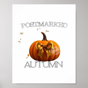 Póster Camiseta esencial de otoño