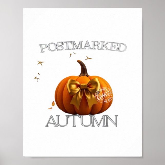 Póster Camiseta esencial de otoño (Frente)