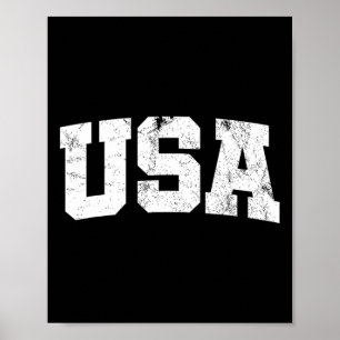 Póster Camiseta Estados Unidos De América 4 De Julio Tee