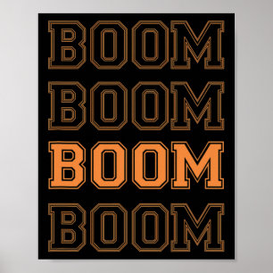 Póster Camiseta Fan de Team India Bumrah - Boom Boom Boom