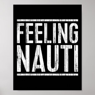 Póster Camiseta Feeling Nauti Hombres Mujeres Capitán de 