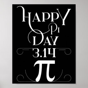 Póster Camiseta Feliz Día Pi Matemáticas Ciencia Para Mae