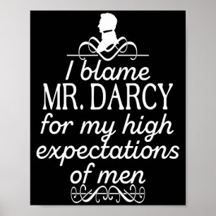 Póster Camiseta Funny Jane Austen Mr Darcy Citas Club de