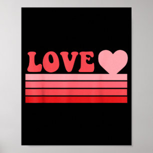 Póster Camiseta gráfica del día de San Valentín vintage c