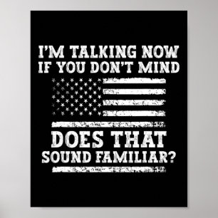 Póster Camiseta Hablando Ahora Trump Kamala Debate Divert
