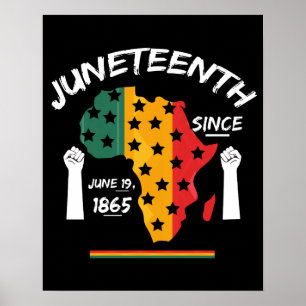 Póster Camiseta Juneteenth Desde el 19 de Junio de 1865 G