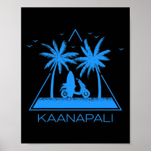 Póster Camiseta Kaanapali Kaanapali Playa Maui Hawaii Vac