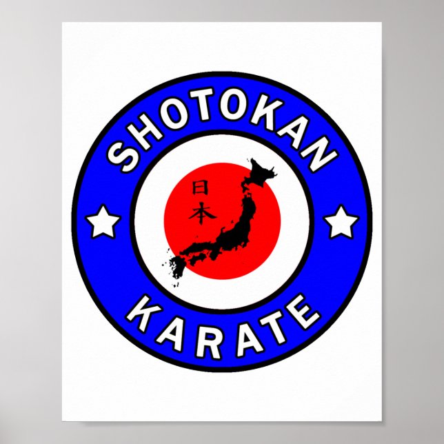 Póster Camiseta Kyokushin Karate  (Frente)