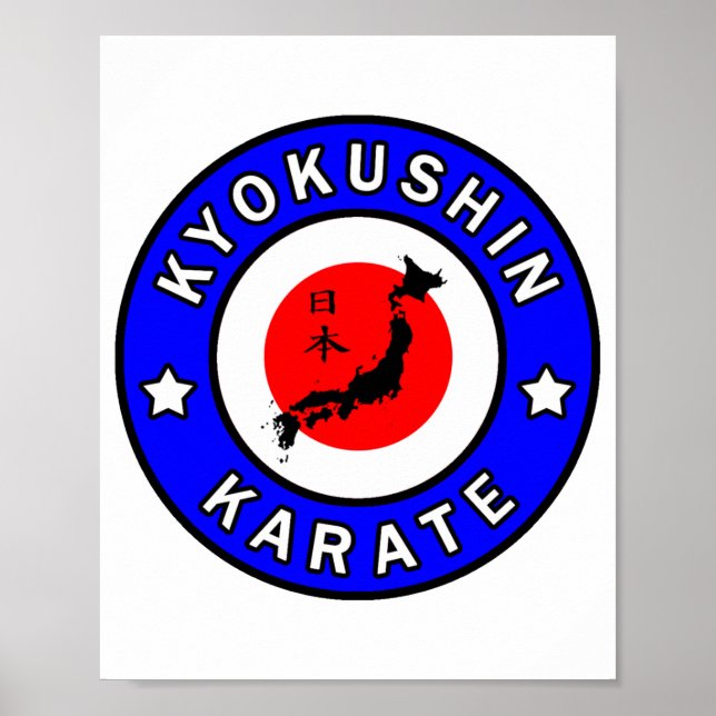 Póster Camiseta Kyokushin Karate_2  (Frente)
