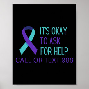 Póster Camiseta Línea Directa de Prevención del Suicidio 
