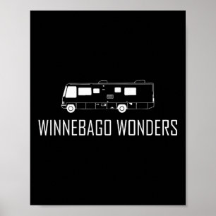 Póster Camiseta Maravillas Winnebago Camiseta Campista Ca
