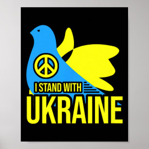 Póster Camiseta Me Siento Con Ucrania Bandera De Ucrania