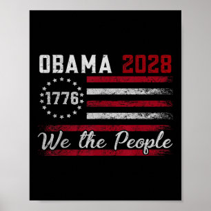 Póster Camiseta Obama 2028 Obama Presidente