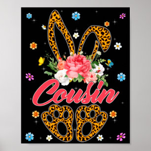 Póster Camiseta Primo Leopardo Conejo Familia a Juego
