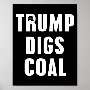 Póster Camiseta republicana de la elección 2020 Trump Dig