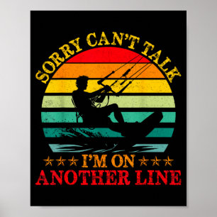 Póster Camiseta Retro Lo Siento No Puedo Hablar Estoy En 