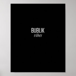 Póster Camiseta rusa Bublik para mujeres hombres niños ni