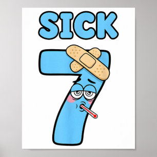 Póster Camiseta Sick Seven Meme 67 Seis Siete Juego de Pa