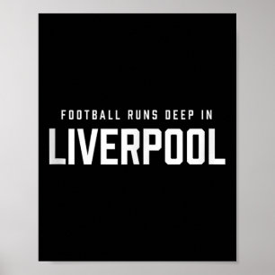 Póster Camiseta sin mangas de fútbol que cala hondo en Li
