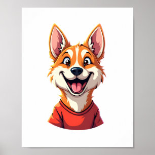 Póster Camiseta sin mangas de perro pastor australiano fe