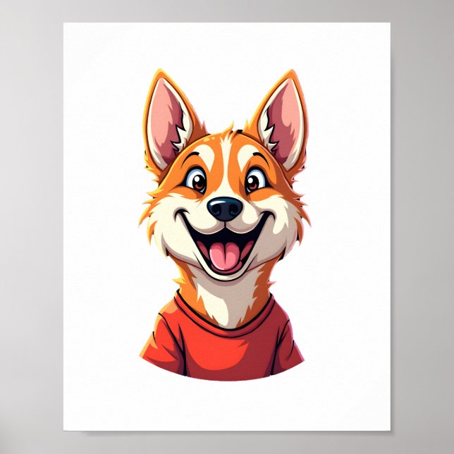 Póster Camiseta sin mangas de perro pastor australiano fe (Frente)
