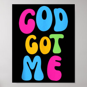 Póster Camiseta sin Mangas Dios Me Tiene Cita Cristiana E