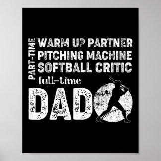 Póster Camiseta Softll Dad Parte del Tiempo Calentamiento