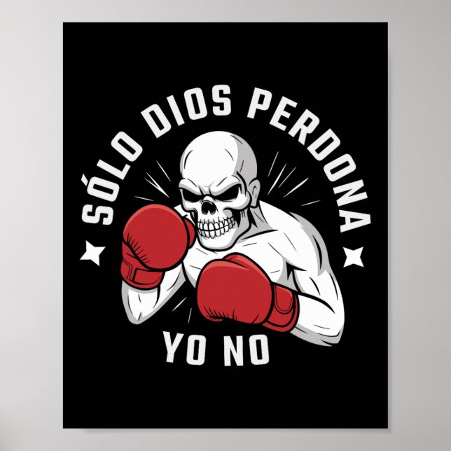 Póster Camiseta sólo Dios Perdona (Frente)
