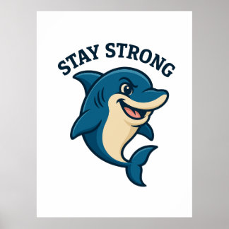 Póster Camiseta Splash Mantén Fuerte