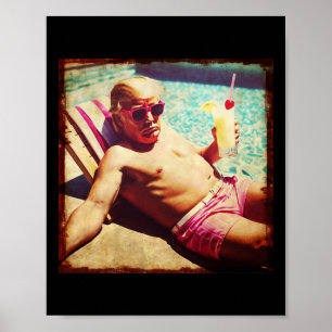 Póster Camiseta Trump Divertida Pina Colada Donald Trump