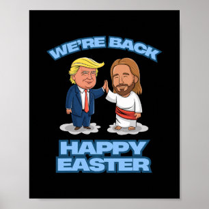 Póster Camiseta Trump Pascua Jesús Trump Estamos Ck Diver