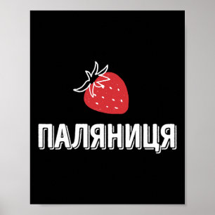 Póster Camiseta Ucrania Paljanyzja Ucrania Cita Ucrania F