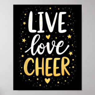 Póster Camiseta Viva Amar Animar Chica Porristas Mujeres