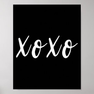 Póster Camiseta Xoxo de San Valentín para mujeres y niños