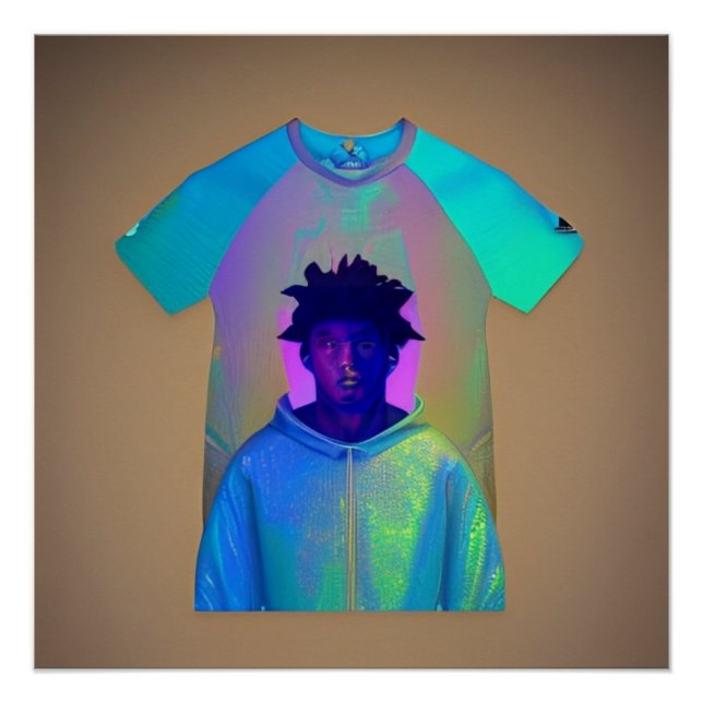 Póster Camiseta y chico (Anverso)