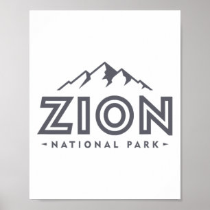 Póster Camiseta Zion National Park Utah Montaña Mujeres H