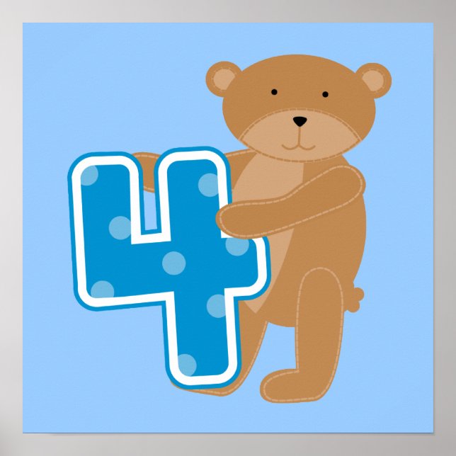 Póster Camisetas de cumpleaños y regalos (Frente)