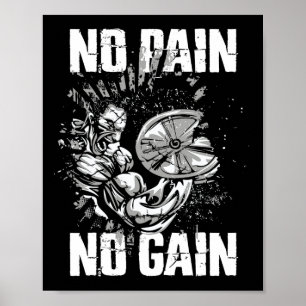Póster Camisetas de gimnasia y musculación para hombres s