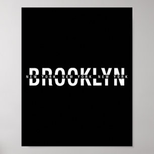 Póster Camisetas de la ciudad de Nueva York en Brooklyn,