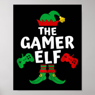 Póster Camisetas de la familia Elf que coinciden Navidade